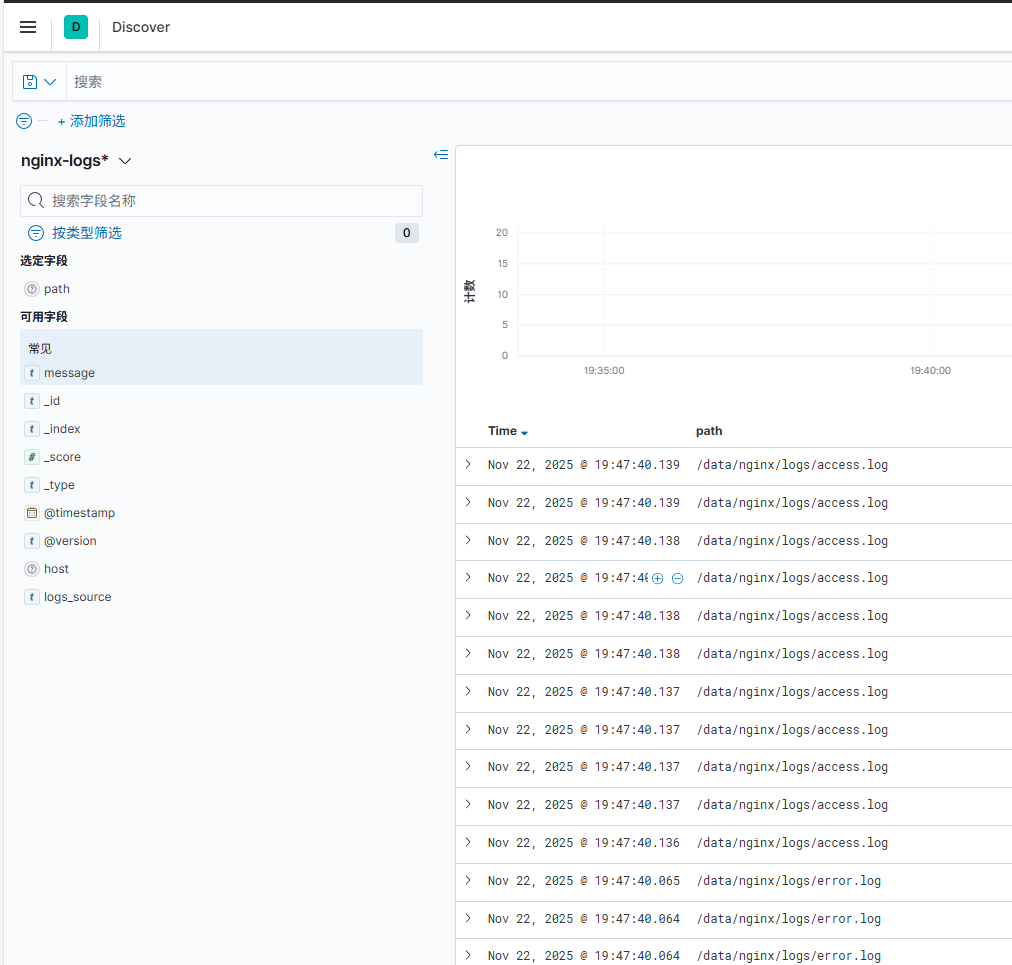 ELK多路径日志采集